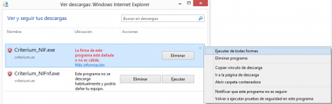 Firma FNMT en Internet Explorer
