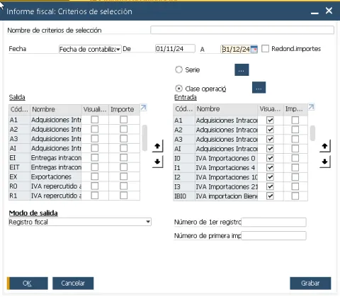 Informe de SAP Business One, cargar facturas recibidas